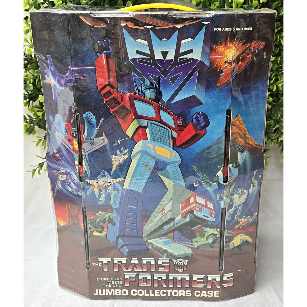 Vintage 1984 Transformers G1 Jumbo Collectors Case Tara Toy Corp 75000 Optimus
